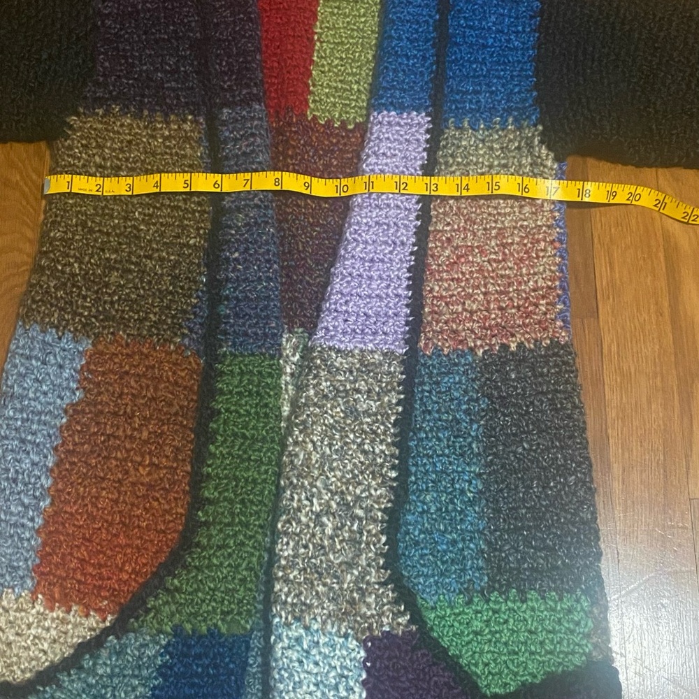 Multicolor Patchwork Cardigan - image 5